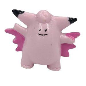Pokemon 2000s Mini Vinyl R/L W Gumball Miniature Size Clefable Action Figure RL
